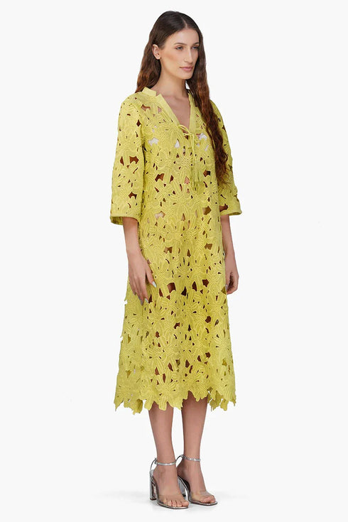 Floral Lace Cover Up Dress